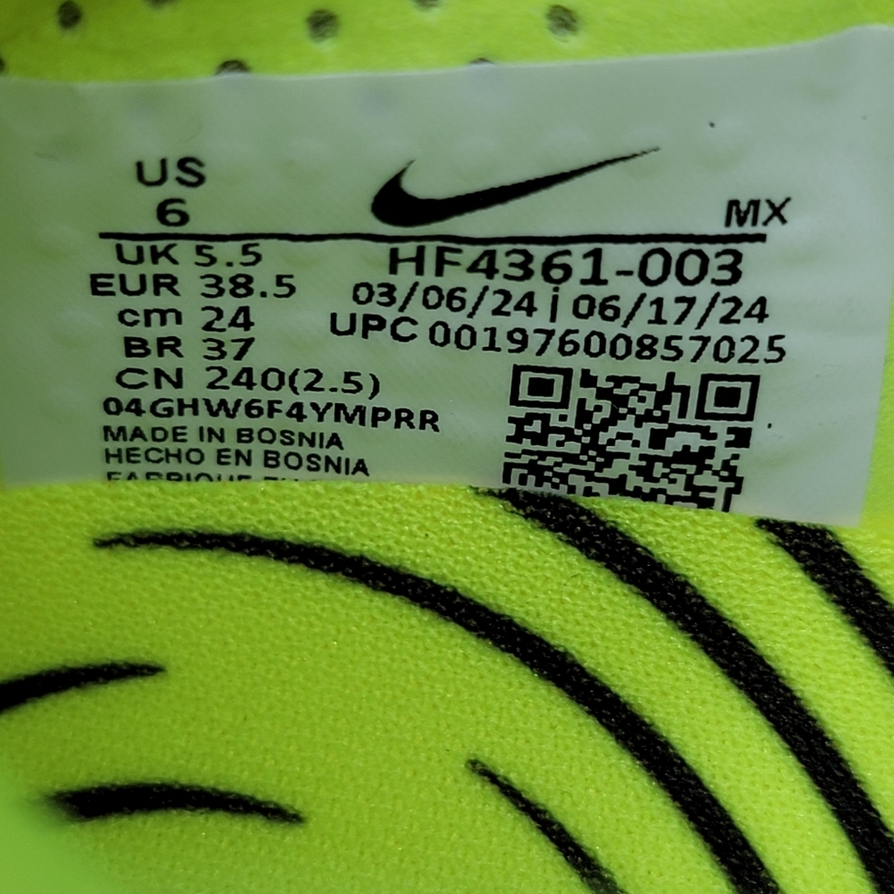 Nike Phantom Luna 2 Elite AG Soccer Cleats Men Sz 6 Mad Voltage Pack HF4361-003 - Picture 4 of 10